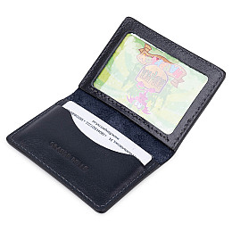 Кожаная обложка для прав GRANDE PELLE 11536 Синий