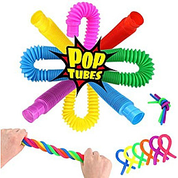 Игрушка антистресс трубка Pop It! 5 шт