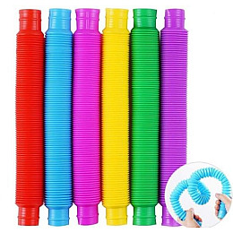 Игрушка антистресс трубка Pop It! 6 шт (650010)