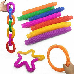 Игрушка антистресс трубка Pop It! 6 шт (650010)