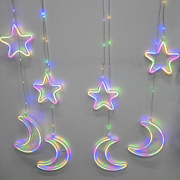 Гирлянда-бахрома Matrix Copper Parts 9M-1 2,5 м Разноцветный (НФ-00005706)