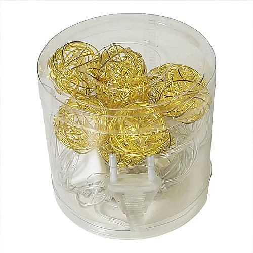 Гирлянда-нить Matrix String-Lights Metal Ball 10WW-1 2 м Белый теплый (НФ-00005701)