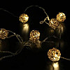 Гирлянда-нить Matrix String-Lights Metal Ball 10WW-1 2 м Белый теплый (НФ-00005701)