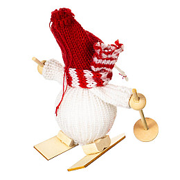 Мягкая игрушка Elso Девочка на лыжах (001NV)