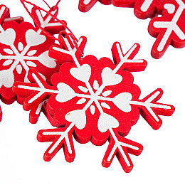 Комплект елочных игрушек Elso Снежинки (0450j)