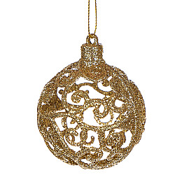 Новогодний шар Elso Золотые шары 2шт. (013NZ)