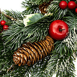 Венок Elisey Еловый с яблоками и шишками (008NF)