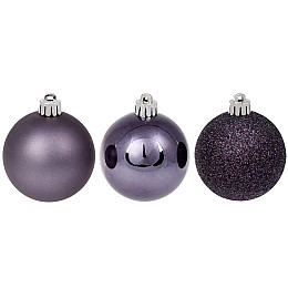 Шар новогодний BonaDi D-6 см 24 шт. (147-894)