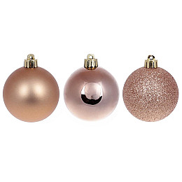 Шар новогодний BonaDi D-6 см 6 шт. (147-544)