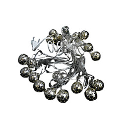 Гирлянда Gonchar Серебро Мячик 20 LED 5 м Теплый белый (MR35787)