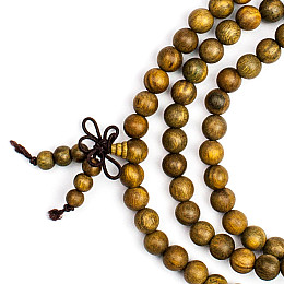 Чётки Ручная Работа Веравуд Зелёный Сандал 47х0,8х0,8 см Коричневый (21680)