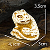 Статуэтка Нэцкэ Тигр Netsuke Гипс 4.1x3.5x3 см Бежевый (00748)
