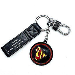 Брелок на рюкзак Jsstore Автомобильный Супермен Круглый