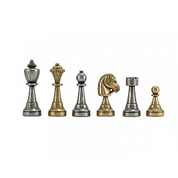 Шахматы Italfama Staunton c ящиком для хранения фигур фигуры классические из металла доска дерево 32X32 вес 6 кг (70M333W)