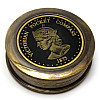 Компас морской бронзовый None "Victorian pocket compas" диаметр 8 см (DN29275)
