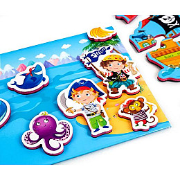 Магнитная игра Vladi Toys Пираты рус (RK2060-02)