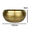 Поющая чаша Тибетская Singing bronze 15,5/15,5/8 см Бронзовый (26593)
