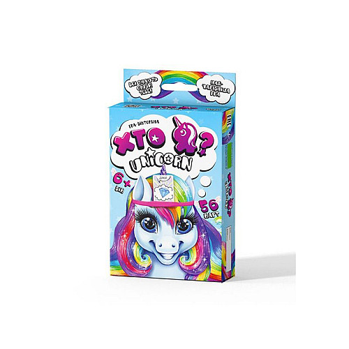 Настольная игра-викторина Кто Я? Unicorn укр Dankotoys (HIM-05-01U)