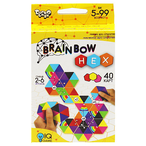 Развивающая настольная игра Brainbow Hex Danko toys (G-BRH-01-01)