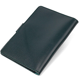 Обложка на документы из натуральной кожи Shvigel 16527 Зеленый