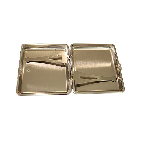 Набор портсигар и газовая зажигалка Licences VW Giftset Lighter&Cigarette Case Желто-голубой (40610066YEBLU)
