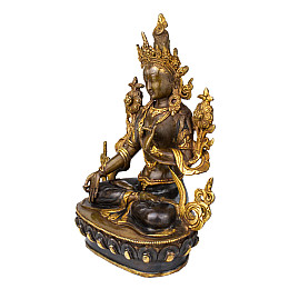 Тара Статуя Бронза HandiCraft Частичная позолота 22,4х18х10 см (13780)