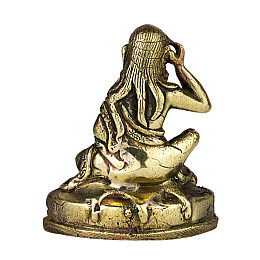 Статуя HandiCraft Миларепы Древний тибетский античный стиль 5,4 см Бронзовый (26789)