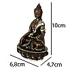 Статуя Будды Шакьямуни HandiCraft посеребрение 10 см (26339)