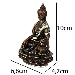 Статуя Будды Шакьямуни HandiCraft посеребрение 10 см (26339)