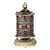 Молитвенный барабан HandiCraft Мани. Медь чеканка инкрустация камнями 17 см (26848)