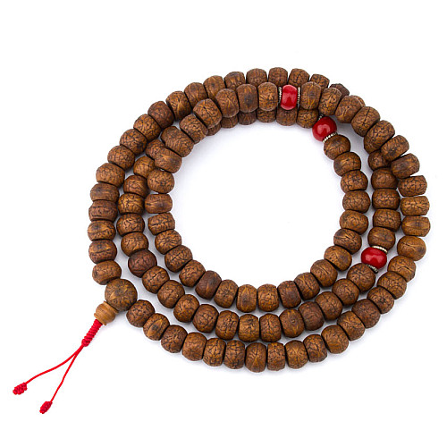 Чётки HandiCraft "Боддхичитта" из семян дерева Зизифус Ziziphus Budhensis обточенные 14 мм (26710)