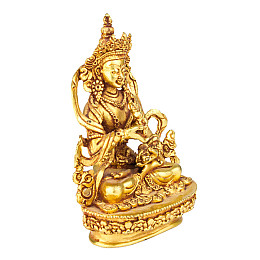 Статуя HandiCraft Ваджрасаттва тиб.Дордже Семпа Бронза позолота Непал 9 см (23860)