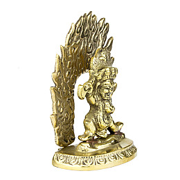 Статуя HandiCraft Махакалы тиб. Бернаг Чен Бронза Непал 9 см (26760)