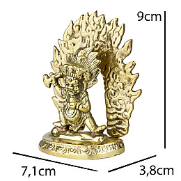 Статуя HandiCraft Махакалы тиб. Бернаг Чен Бронза Непал 9 см (26760)