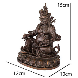 Статуя HandiCraft Дзамбалы Технология вакуумной заливки металла Бронза 15 см (23477)