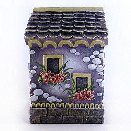 Копилка Present Домик моей мечты — лавандовый гипс КГ606-5 23 см Разноцветный (SK000284)