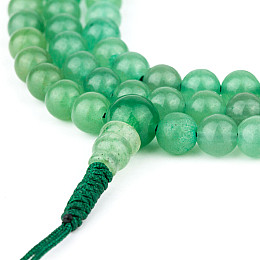 Четки из натурального камня Swayambhu ST Авантюрин 108 бусин 6.5 мм (27167)