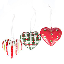 Набор игрушек Elisey Сердечки 5 см Разноцветный (026NY)