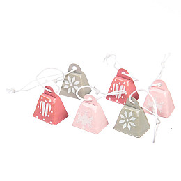 Набор игрушек Elisey Колокольчики 4 см Разноцветный (040NY)