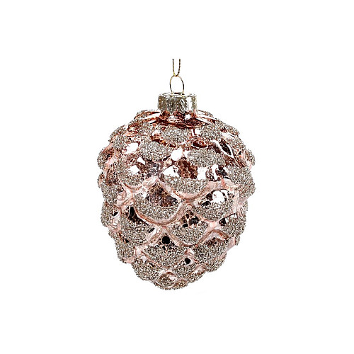Новогодняя игрушка BonaDi Шишка 10 см Бронзовый (NY15-507)