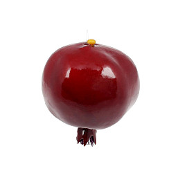 Набор декоративных BonaDi Гранат на подвесе 8 см Темно-красный (130-404)