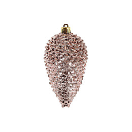 Набор елочных украшений BonaDi Шишки 2 шт 12 см Карамельный мокко (147-450)