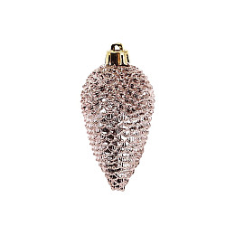 Набор елочных украшений BonaDi Шишки 4 шт 8 см Карамельный мокко (147-449)