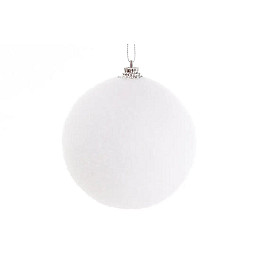Новогодний шар BonaDi 4 шт 8 см Белый (787-088)