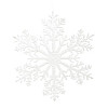 Подвеска новогодняя Flora Снежинка 30 см Белый (12280)