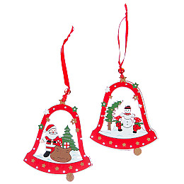 Набор игрушек Elisey Колокольчик 5 см Красный с белым (008NY)