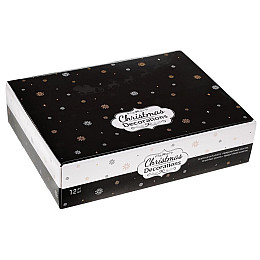 Шар новогодний BonaDi D-8 см 12 шт Оливковый (898-283)