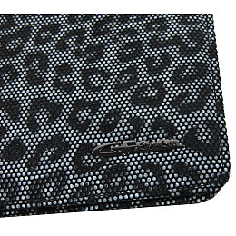 Кожаная обложка на паспорт Giorgio Ferretti Черный с серым (GF00019113)