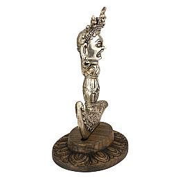 Картика HandiCraft тиб. Дригуг + подставка Бронза с серебрением 23 см (26354)