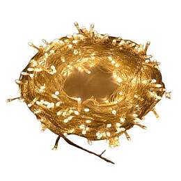 Гирлянда светодиодная Mine 300 LED 145 см Золотой (hub_hwatue)